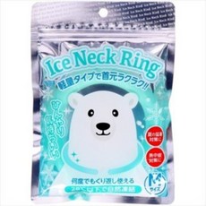 NEKOTTO 涼感頸圈 貓咪圖案 兒童 M尺寸, 1個, 北極熊-M