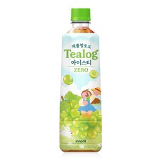 티로그 애플청포도 아이스티 제로칼로리, 12개, 500ml