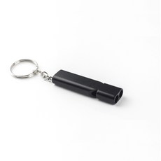 鸚鵡訓練專用高音哨：鴿鳥訓練、登山求生必備，鋁合金高分貝大聲隨身哨, 黑色-鋁製品有細微刮痕缺角為正常現象, 1個