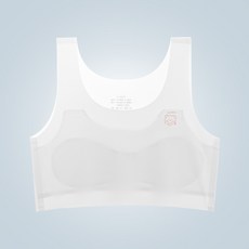 愛北鼻之家 女童發育內衣 透氣網孔無痕背心