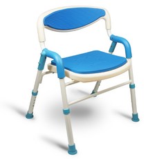 富士康 鋁合金洗澡椅 FZK-189, 藍色, 1個