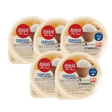 햇반 이천명품쌀밥, 210g, 5개