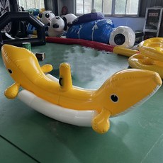 에어바운스 수상 시소 워터파크 물놀이장 물놀이 에어 풍선, 양단시소