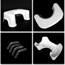 화장실 변기발판 욕실 발받침대 변기 플라스틱 받침 발 디딤대, 1개