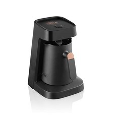 아르줌 오카 제트 자동 터키 커피 메이커 5컵 블랙 구리 OK0017 UL 400와트, Black/Copper