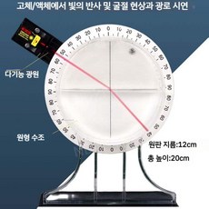 빛 굴절 전반사 조절 과학 실험 중등과학 교구 빛의 전파 물리 반사, A. 빛의 전파  반사 및 굴절 시연용, 1개