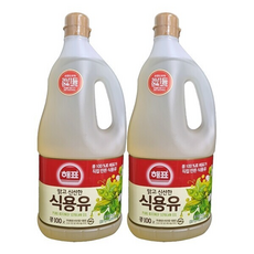 해표 식용유, 2개, 1.8L