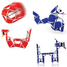 스네이크 큐브 고급형 스네이크큐브 꽈배기큐브 퍼즐놀이, 고급형 그린