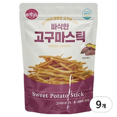 이더스 바삭한 고구마스틱, 9개, 300g