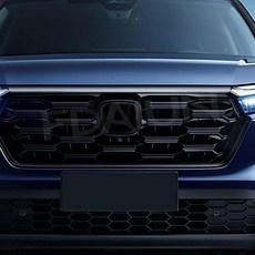 FDAIUN 혼다 자동차 스모크 엠블럼 보호 필름 8.5MIL TPU 블랙 로고 보호 액세서리 (2023-2025 혼다 파일럿용)