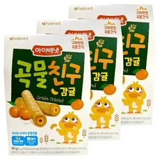 아이배냇 곡물친구 감귤 40g 3개 (49505930), 감귤맛