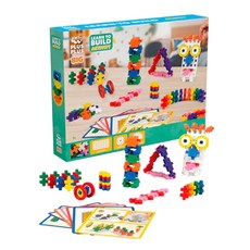 【Plus-Plus 加加積木】大顆粒 學習創作積木 130片, 1個, 正常款