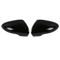 자동차 백미러 쉘 사이드 윙 미러 커버 골프, 1개, 1. Glossy Black