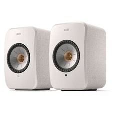 KEF LSX II Hi-Fi 主動式無線喇叭 台灣公司貨 支援串流播放 簡化音響系統, 棉白