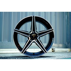 FK鋁圈 18吋 5/100 N776 亮黑車面, 1個