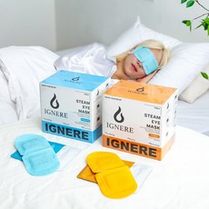 이그네르 온열안대 스팀아이마스크 무향+루테인, 2박스, 20개입