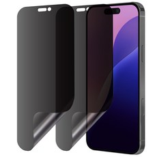 인트그로 사생활 보호 프라이버시 휴대폰 액정보호필름, 2개