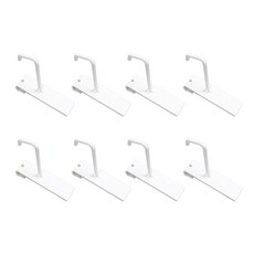 철망 걸이 5cm 8개 휀스 네트 망 후크 고리, 화이트, 1개