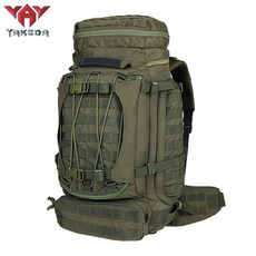 90L 登山旅遊露營背囊 防水戶外雙肩背包, 軍綠