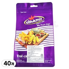 비나밋 믹시드플룻칩 건조과일칩, 10개, 100g