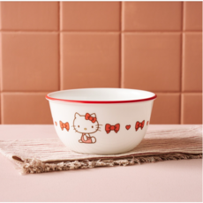 [모던하우스 해운대] 코렐 헬로키티 공기_12cm_KI0425019, 1개, 레드