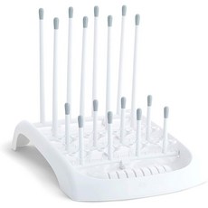 Munchkin 滿趣健 折疊式奶瓶晾乾架-灰【金寶貝 215086】，方便收納、快速瀝乾，保持衛生