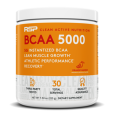 Rsp Nutrition BCCA5000支鏈胺基酸運動補充粉, 橙芒果, 1個, 225克