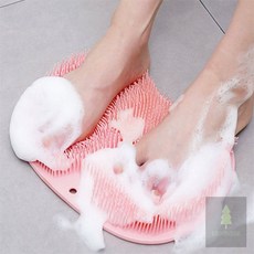 행운몰 발세척 실리콘브러쉬, 핑크