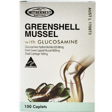 MOTHERNEST 綠唇貽貝葡萄糖胺錠, 1罐, 100錠