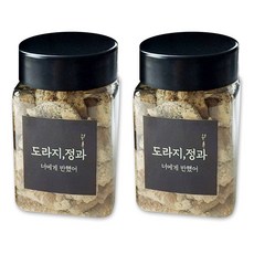 콩고물 도라지정과 220g X 2p (지함포장) 도라지 홍삼 어르신 간식 금산 금산양전식품 선물, 2개