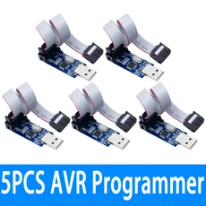 USBASP AVR 프로그래머 ATMEGA8 지지대 Win7 64 skt500 1 개 5, 04 5pcs AVR Programmer