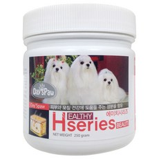 데이스포 강아지 에이치시리즈 영양제, 250g, 피부/피모, 1개