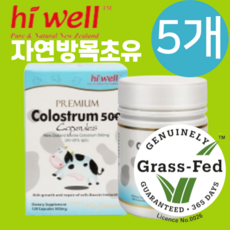 [ 하이웰 정품 ] 초유 500mg 120 캡슐 뉴질랜드 직구 수입 해외, 6개, 120정