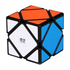 奇藝魔方格 啟程A 斜轉魔術方塊，小小店舖速解魔方，挑戰你的空間思維, 黑底