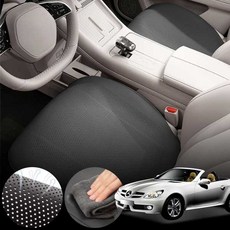 벤츠 SLK 32AMG R170 (96~04) 차량용 초슬림 통풍 시트 커버 블랙 2개 세트