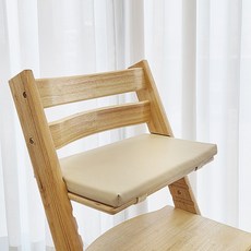 유아인증 친환경인증 방염 스토케 트립트랩 매트 방석 방수 쿠션 하이체어 (야마토야), 베이지