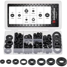 InstallGear 180pc 모둠 고무 그로밋 키트 - 8가지 크기 14 516 38 716 12 58 78 1 | 자동차 그로밋 키트 모둠 고무 와이어 그로밋 자동차 |