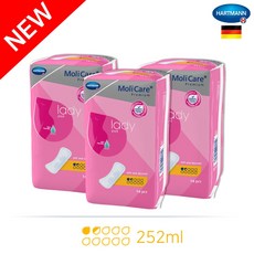 [몰리케어 몰리메드] 레이디패드 1.5drops 슬림중형 3팩 냄새잡는 요실금패드 임산부패드 오로패드 출산준비물, 3개