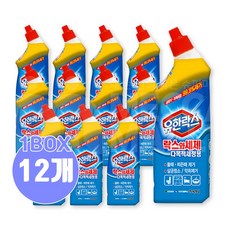 유한양행 유한락스 락스와세제 다목적세정용, 755ml, 12개