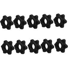 BESTOYARD 너트 액세서리 세트 10개 덤벨 잠금 클램프 바벨 버클 무게 클립 25mm