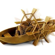 단비가 다빈치 외륜선 과학 DIY 조립 키트 나무장난감