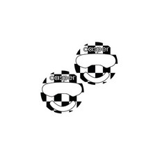 현대 캐스퍼 호환 도어캐치 포인트 스마일 스티커, 3.캐스퍼 타입 CHECHKER