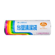 台塑 實心 清潔袋 垃圾袋 (超小) (黑色) (38*45cm), 1, 10L