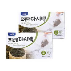 크린랲 다시백 중 11.5 x 9.5 cm, 중(M), 50개입, 2개