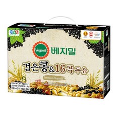 베지밀 검은콩과16곡두유 190ml x 48팩, 48개