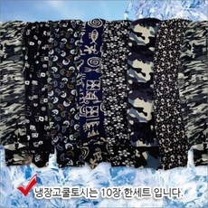 [STYLELUX]아이스 쿨토시 10켤레 세트 팔토시 여름 냉감 쿨링 토시 자전거 작업용, E냉장고토시_10켤레세트(랜덤)