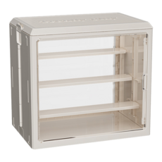 透明防塵模型展示盒 公仔收納展示櫃 玩具模型收藏盒, 1個