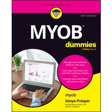 (영문도서) Myob for Dummies Paperback, English, 9781394170517