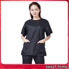 優選好物 寵物店美容師工作服 剪毛不沾毛 擼貓防毛 透氣美容袍 可定制男女同款, 1個