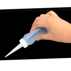 화장실 바닥 타일 벽면 줄눈 시공 스포이드 용기 100ml 투명, 소